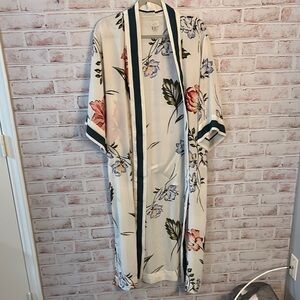 Elegant Floral Kimono Cardigan